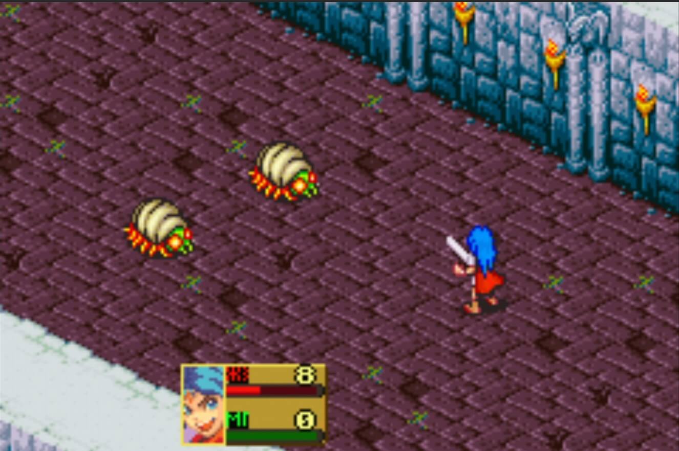 Breath of Fire - геймплей игры Game Boy Advance